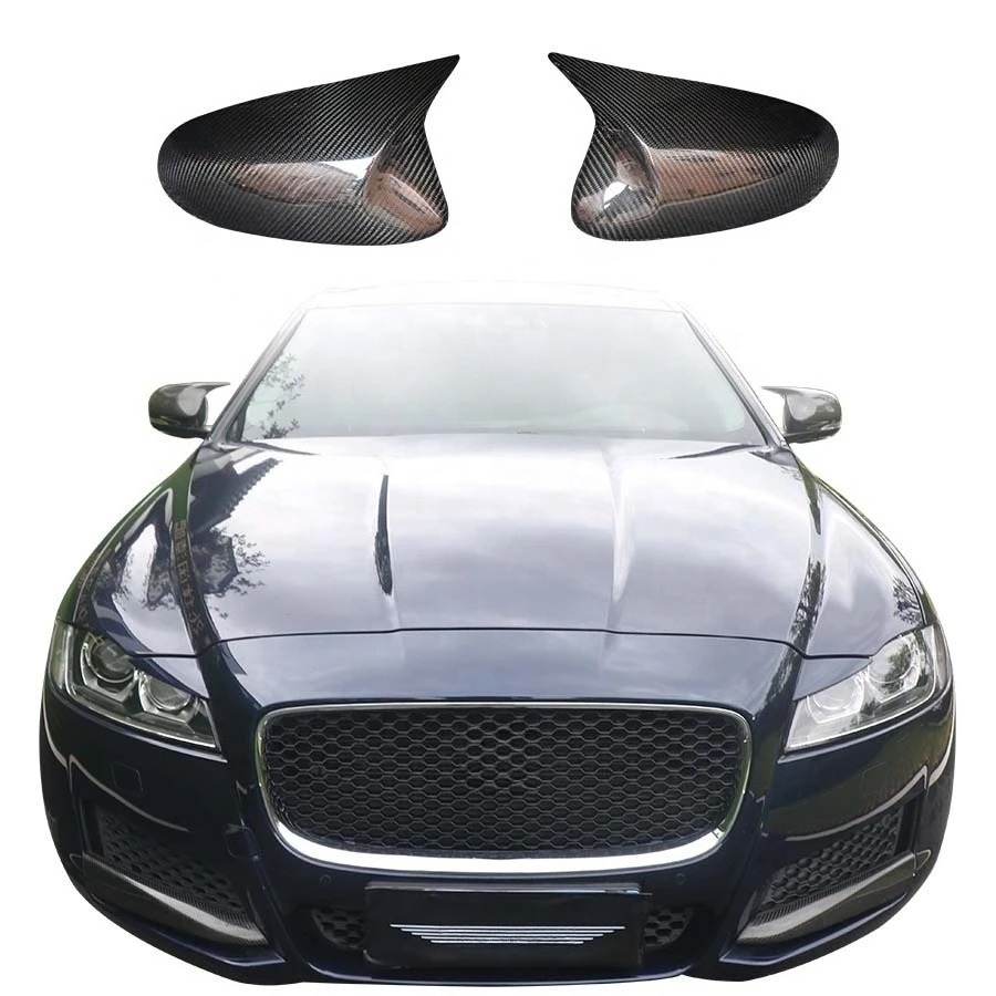 Replacement Carbon Fiber Rearview Mirror Housing Reverse Mirror Cover for XF XE XJ XK Body Parts Accessory